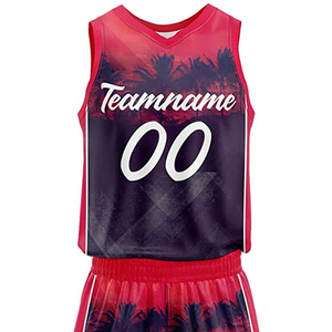 Uniforme de Baloncesto con Sublimación Personalizada de Último Estilo, Nuevo Diseño de Jersey sin Mangas y Pantalones Cortos para Venta en Línea - Product Image 3