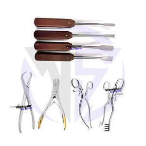 Ensemble d'instruments chirurgicaux orthopédiques 8 pièces OEM en acier inoxydable, instruments d'élévation postérieure, coupe-fils, rétracteurs, fabricant Wenquar - Product Image 1