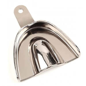 Plateaux d'empreinte dentaire en acier inoxydable, instruments dentaires orthodontiques professionnels personnalisés - Product Image 1