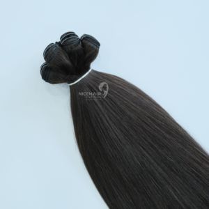 Extensions de cheveux naturels double trame de qualité supérieure, cheveux bruts vietnamiens originaux, prix de gros - Product Image 1
