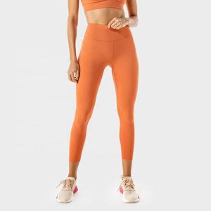 Dernières femmes taille haute Compression Leggings tissu tricoté Fitness Yoga porter dur travail jambières d'exercices - Product Image 2