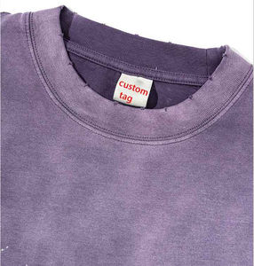 FIT CHAMP OEM T-shirts pour hommes surdimensionnés en gros 100% coton écologique respirant été coupe ample streetwear 220g manches courtes - Product Image 3