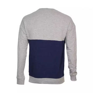 Sweat-shirt à col rond en gros, manches longues, décontracté, chaud, en polaire, sweat-shirts et sweats à capuche pour homme, basiques, coton mélangé - Product Image 3