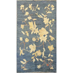 มือหนึ่งที่ผูกเชือก peshwar และ Khotan พรม5'6x7'8 Pes_Kho_335 - Product Image 1