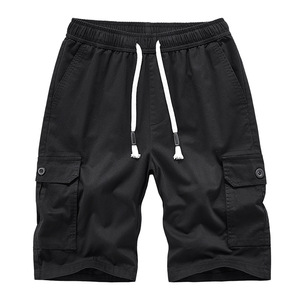 Vente en gros de shorts cargo pantalons de sport shorts décontractés à six poches pour hommes shorts en coton léger en coton de grande taille pour hommes - Product Image 2