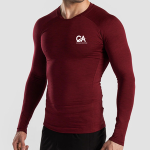 New Design <b>Compression</b> <b>Shirts</b> for Adult Boys With Short Raglan Sleeves Customized Rash Guards Blank Sleeve Made in Pakistan 2025 - Product Image 2