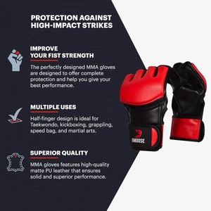 Grappin Mma en cuir véritable de haute qualité - Product Image 3