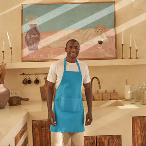 Tablier de cuisine sans manches BEAM 100% polyester, respirant, écologique, en matériau non tissé, poche avant, design simple, résistant à l'humidité - Product Image 6