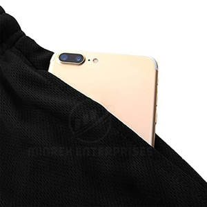 Short de fitness pour homme séchage rapide motif solide fermeture à la taille élastique tissu de laine respirant logo personnalisé teint en couleur unie pour adultes - Product Image 4