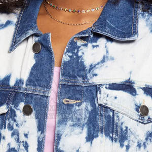 Veste en jean pour femme, couleur unie, décontractée, streetwear, nouvelle mode, confortable, 2026 - Product Image 5