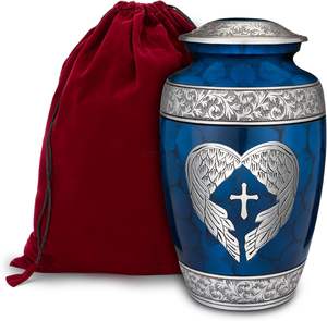 Urnas de recuerdo decorativas para cenizas humanas Urnas de cremación hechas a mano Entierro de adultos para cenizas Urna de tamaño personalizado - Product Image 5