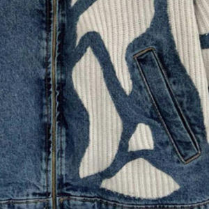 เสื้อแจ็คเก็ตยีนส์ผู้ชาย ผ้าฝ้าย 100% กันลม เป็นมิตรกับสิ่งแวดล้อม คุณภาพพรีเมียม ทนทาน สไตล์สตรีทแวร์ลำลอง - Product Image 6