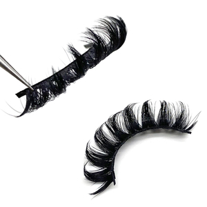 Free Sample Wholesale Russian <strong>Strip</strong> <strong>Lashes</strong> <strong>That</strong> <strong>Look</strong> <strong>Like</strong> Eyelash <strong>Extensions</strong> D Curl Handmade Russian Volume Eyelash - Product Image 5