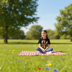 T-Shirt per Ragazze Amanti dei Cuccioli: Solo una Ragazza che Ama i Cani, Prodotto Promozionale - Product Image 3