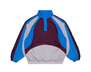 Veste Coupe-Vent Imperméable Rétro Vintage en Blocs de Couleur Unie Veste en Toile à Col Montant avec Capuche Logo Personnalisé Piste d'Extérieur pour Hommes - Product Image 1