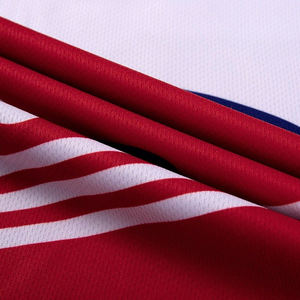 Maillot de hockey sur glace pour homme adulte OEM - 100% polyester, impression personnalisée, nom de l'équipe, séchage rapide, respirant, évacuation de l'humidité - Product Image 5