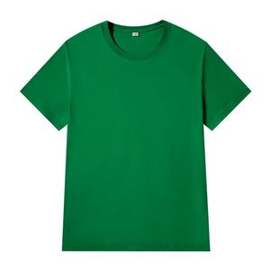 Hauts en coton femmes doux col rond couleur unie T-shirt grande taille à manches courtes T-shirt basique hauts 2025 été - Product Image 5