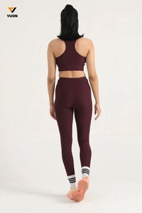 Vente chaude femmes vêtements de sport Gym Fitness ensembles vêtements d'entraînement sans couture avec motif solide hauts courts pour Yoga Sports - Product Image 6