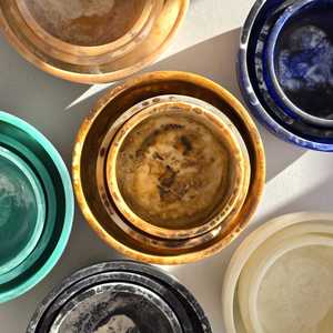 ชุดเครื่องใช้บนโต๊ะอาหารทำจากเรซิ่นสุดหรูชุดชามและจานทำจากช่างฝีมือสำหรับงานแต่งงานงานเลี้ยงและงานสังสรรค์ในครอบครัว - Product Image 2