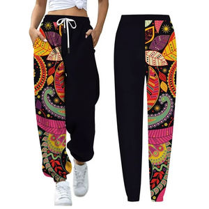 Pantalon de survêtement à sublimation pour femmes fermeture à la taille élastique facile à porter respirant et réglable pour un usage décontracté - Product Image 5