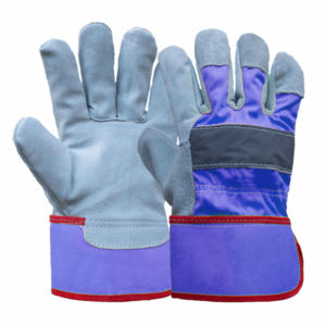 ถุงมือหนังวัวแท้แบบปรับแต่งได้ ทนทานต่อการเสียดสี ทนความร้อน ป้องกันมือ ถุงมือช่างชาวแคนาดา ถุงมือสำหรับใช้ในครัวเรือน - Product Image 5