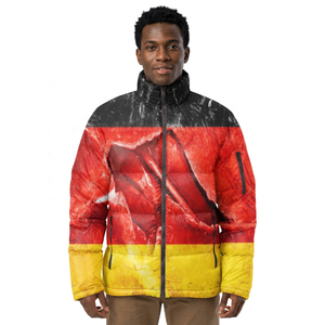 Chaqueta de Forro Polar Unisex con Estampado de la Bandera de Alemania, Cierre de Cremallera, Capucha, Resistente al Viento, Informal, para Invierno - Product Image 5