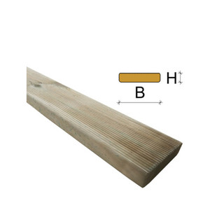 LISTONE X PAVIMENTO PINO IMPREGNATO MM 19X93X2400 - Product Image 1