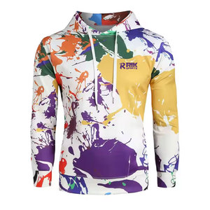 บริการ OEM ขายส่ง เสื้อฮู้ดดี้แบบซับลิเมชั่น ดีไซน์สวย น้ำหนักเบา สีสันปรับแต่งได้ เสื้อฮู้ดดี้ผู้ชายแบบซับลิเมชั่น - Product Image 1