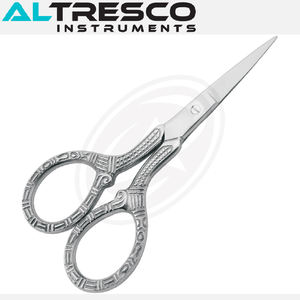 Ciseaux de broderie fantaisie en acier inoxydable de qualité supérieure personnalisés terne/poli pointu aiguille imprimé caractéristiques beauté - Product Image 6