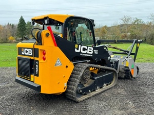 Chargeuse compacte sur chenilles JCB 150T Eco Powerboom avec broyeur forestier FAE DML SSL 150 VT pour le défrichement et l'élimination des arbustes - Product Image 3