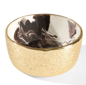 Bol de service rond en aluminium de haute qualité personnalisable pour les hôtels et les restaurants, plats de service à salade en vente - Product Image 1