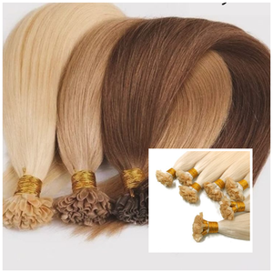 27 Extensiones de cabello con punta en U, cabello humano Remy, permanente, suave y con brillo natural - Product Image 4