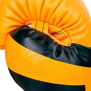 Guantes de boxeo de cuero para hombre de la marca SSI hechos a medida logotipo personalizado que absorbe la humedad de alta calidad para uso en entrenamiento (modelo) - Product Image 4