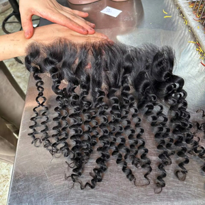 Vente en gros de produits capillaires naturels pour femmes noires, paquets de cheveux vierges 12a doublement étirés, extension de cheveux humains frisés afro - Product Image 1