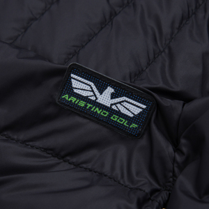 Aristino แจ็คเก็ตกอล์ฟผู้ชายกันน้ำระบายอากาศได้ดีเป็นมิตรกับสิ่งแวดล้อม, แห้งเร็วเสื้อแจ็กเก็ตกอล์ฟเครื่องบินทิ้งระเบิดพอดีตัวปกติสไตล์ฤดูหนาวมีซิปแบบถักคู่ - Product Image 3