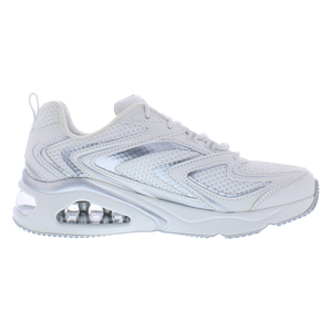 Zapatos Skechers Street Tres Air Vision-Airy para Mujer, Color: Blanco/Plateado, 100% Auténticos - Product Image 1