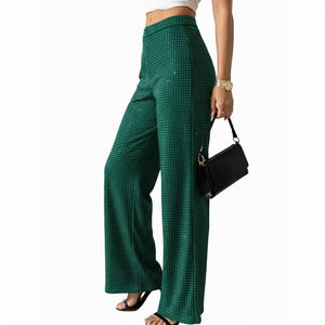 Pantalons de jogging pour femmes en coton molletonné avec strass, nouveau design, vente en gros, pour le streetwear - Product Image 4