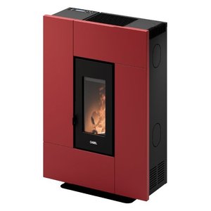 Estufa de Pellets Inteligente para el Hogar GRACE 7 Roja de 5 Estrellas Clase A+ de 6.9kW 7025075 - Product Image 1