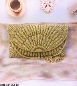 Nouvelle pochette pour femme design faite à la main élégante nouveauté perles de pierre de mode fermeture magnétique pour la fête nuptiale soirée mariage - Product Image 2