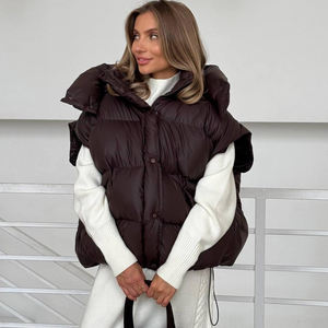 Chaqueta Acolchada Ligera, Teñida, Tejida, con Burbujas, de Lana, Transpirable, Aislante, Reversible, Impermeable, para Exportación a Granel - Product Image 3