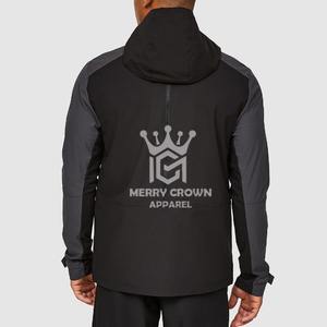 แจ็กเก็ตแฟนซีสำหรับผู้ชายเสื้อกันลมขนาดใหญ่พิเศษกันน้ำกลางแจ้งเสื้อกันลม100% โพลีเอสเตอร์มีซิปสำหรับผู้ชาย - Product Image 2