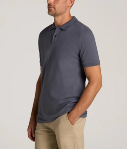 Polo pour homme 100% coton Premium Dry Fit Golf 2 boutons Plaque 95% coton, 5% élasthanne 220 GSM Logo personnalisé Options multicolores - Product Image 6