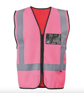 Chaqueta de seguridad de alta visibilidad para hombre, chaleco de tráfico de construcción reflectante cómodo para motocicletas, ropa de trabajo - Product Image 1