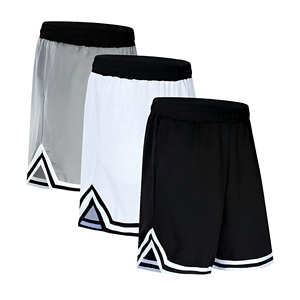 Pantalones Cortos Deportivos de Verano para Hombre, de Color Sólido, Transpirables, con Cintura Elástica, que Absorben la Humedad, de Poliéster, para Baloncesto, Gimnasio, Entrenamiento, Ecológicos - Product Image 2