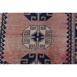 Alfombra Pequeña Vintage de 2.2x4.4 pies, Alfombra Persa Azul Turca - Product Image 5