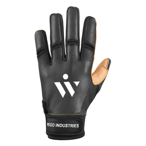 Professional Youth Softball Batting <b>Gloves</b> Goatskin Plain Leather Short Cuff <b>Baseball</b> <b>Gloves</b> for Players - Product Image 2