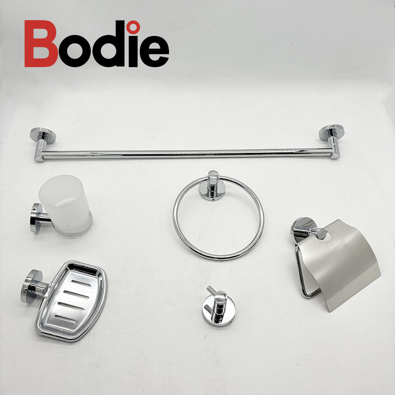 Luxury Bathroom Accessories Set Zinc and