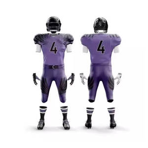 Personnalisable Vintage Football Américain Maillot pour Enfants Hommes Polyester Spandex Maille Court Respirant Professionnel Personnalisé Logo de l'équipe - Product Image 1