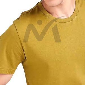Camiseta ecológica para hombre: algodón orgánico, sostenible, moda informal, colores sólidos, larga duración, ropa de verano cómoda - Product Image 4