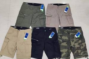 2022 nuevos pantalones cortos Cargo de gimnasio con logotipo personalizado Retro práctico estilo informal de algodón con características ecológicas antiarrugas multibolsillos - Product Image 4